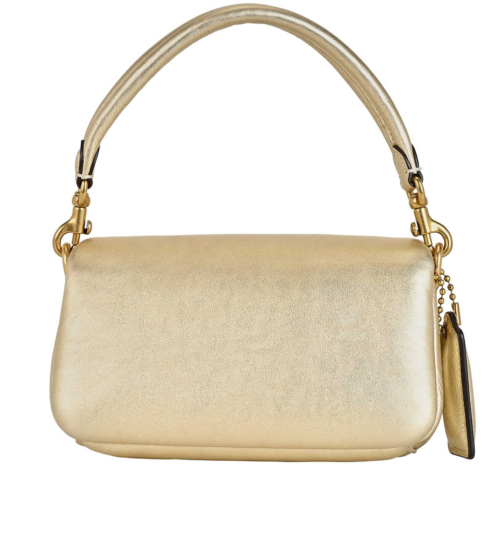 Pillow Tabby Shoulder Bag 18, &pound;220, Handbags, Gold, Leather, Back view
